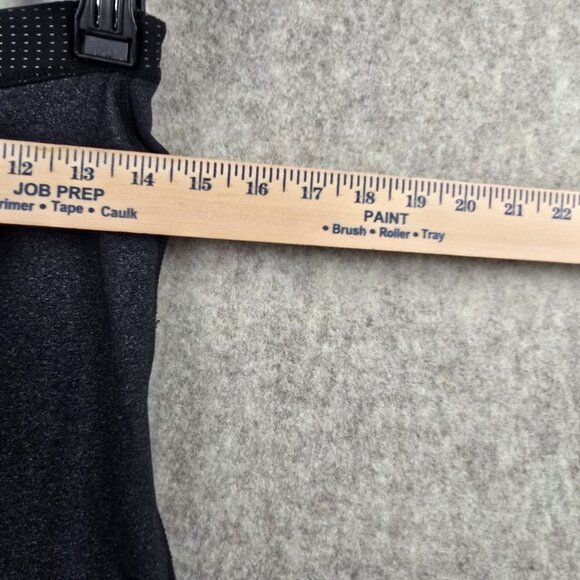 Womens Gray Capri Leggings With Reflective Dots - Picture 9 of 9